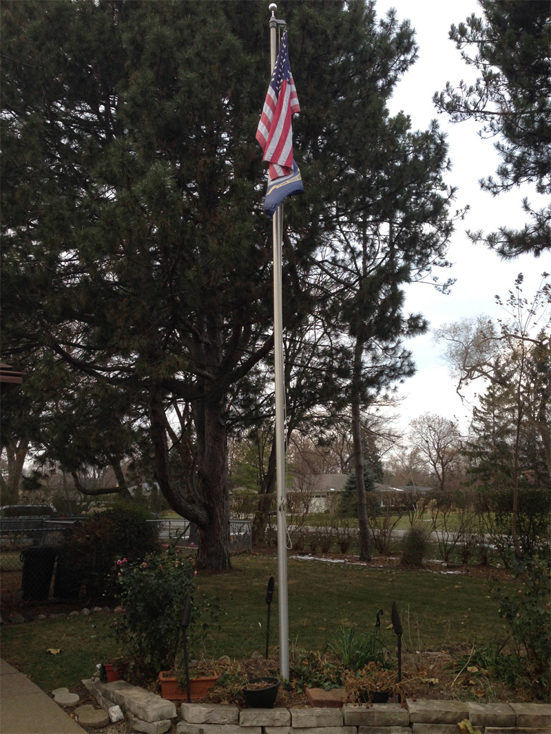 Did you know? If you have a flagpole, it must be well lit at night.